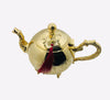 Moroccan Artisanal tea teapot - Berrad "Romy" style Doré Royal